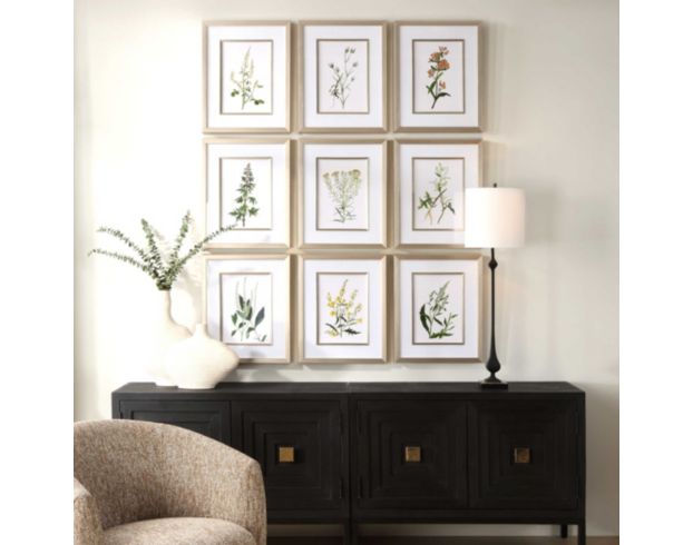 The Uttermost Company Botanical Flowers Framed Prints (Set of 9) large image number 5