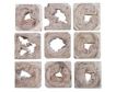 The Uttermost Company Bahati Whitewashed Wood Wall Art (Set of 9) small image number 1