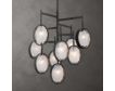 The Uttermost Company Maxin 9-Light Dark Hammered Bronze Chandelier small image number 1