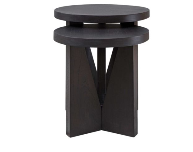 The Uttermost Company Nadette Dark Espresso Nesting Tables large image number 3