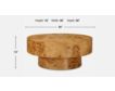 The Uttermost Company Knots Burl Wood Round Coffee Table small image number 4