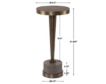 The Uttermost Company Masika Bronze Accent Table small image number 7