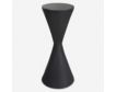 The Uttermost Company Times Up Matte Black Hourglass Accent Table small image number 1