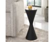 The Uttermost Company Times Up Matte Black Hourglass Accent Table small image number 2