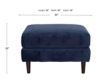 Washington Furniture Bea Blue Ottoman small image number 4