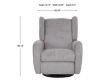 Westwood / Thomas International Chloe Ash Rocking Power Glider Recliner small image number 10