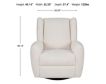 Westwood / Thomas International Chloe Rocking Power Glider Recliner small image number 5