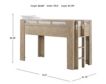 Westwood / Thompson International Bello Sandstone Low Twin Loft Bed small image number 4