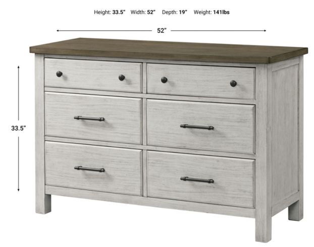 Westwood Design Timber Ridge Dresser large image number 2