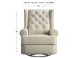 Westwood/Thomas Int'l Amelia Power Swivel Glider Recliner small image number 3