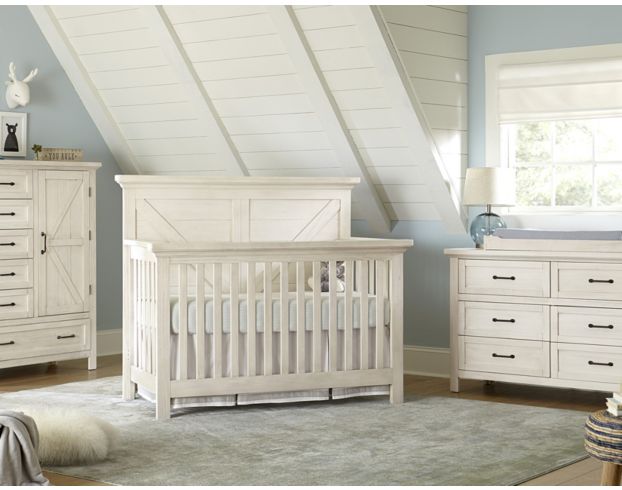 Westwood/Thomas Int'l Westfield White 4-in-1 Convertible Crib large image number 4