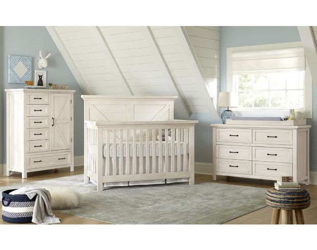 Westwood/Thomas Int'l Westfield White 4-in-1 Convertible Crib large image number 5