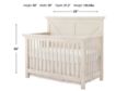 Westwood/Thomas Int'l Westfield White 4-in-1 Convertible Crib small image number 6