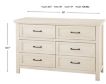 Westwood/Thomas Int'l Westfield White Dresser small image number 5