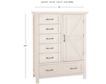 Westwood/Thomas Int'l Westfield White Chifforobe small image number 3