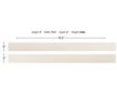 Westwood/Thomas Int'l Westfield White Full Bed Conversion Rails small image number 3
