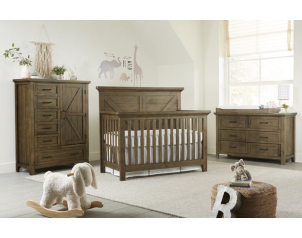 Westwood/Thomas Int'l Westfield Brown 4-in-1 Convertible Crib large image number 4
