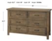 Westwood/Thomas Int'l Westfield Brown Dresser small image number 3
