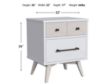 Westwood/Thomas Int'l Rowan Ash Linen Nightstand small image number 4