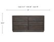 Westwood/Thomas Int'l Bello Cocoa 6-Drawer Dresser small image number 10