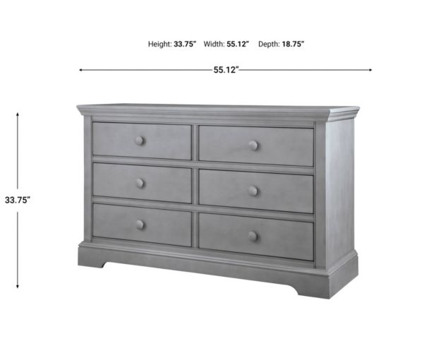 Westwood / Thomas International Hanley Cloud 6-Drawere Dresser large image number 2