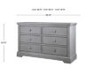 Westwood / Thomas International Hanley Cloud 6-Drawere Dresser small image number 2