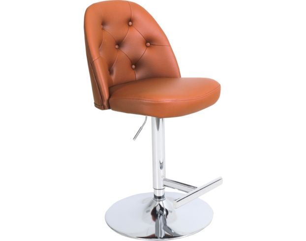 Whalen Llc Archer Saddle Tan Adjustable Barstool