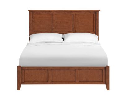 Whittier Wood McKenzie Classic Glazed Antique Cherry Queen Bed