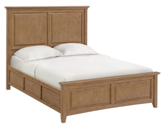 Whittier Wood McKenzie Premier Pecan Queen Bed large image number 2