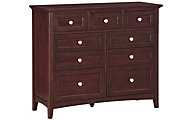 Whittier Wood McKenzie 9-Drawer Dresser