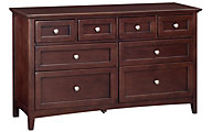 Whittier Wood McKenzie 8-Drawer Dresser