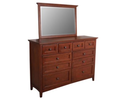 Whittier Wood McKenzie Dresser with Mirror