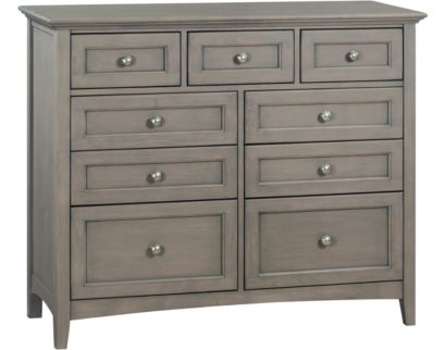 Whittier Wood McKenzie Fieldstone 9-Drawer Dresser