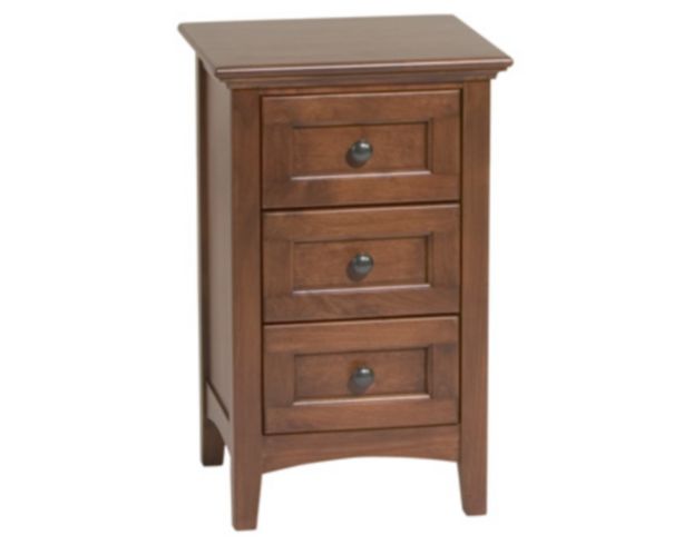 Whittier Wood McKenzie Small 3-Drawer Nightstand large image number 1