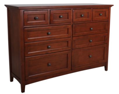 Whittier Wood McKenzie 10-Drawer Dresser