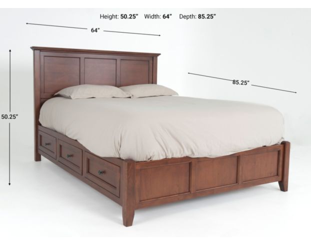 Whittier Wood McKenzie 4-Piece Queen Bedroom Set large image number 13