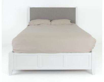 Whittier Wood McKenzie White Queen Bed