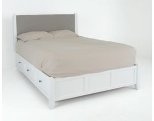 Whittier Wood McKenzie White Queen Bed