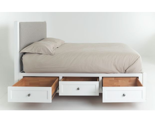 Whittier Wood McKenzie White Queen Bed large image number 4