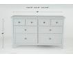 Whittier Wood McKenzie White 3-Piece Queen Storage Bedroom Set small image number 26