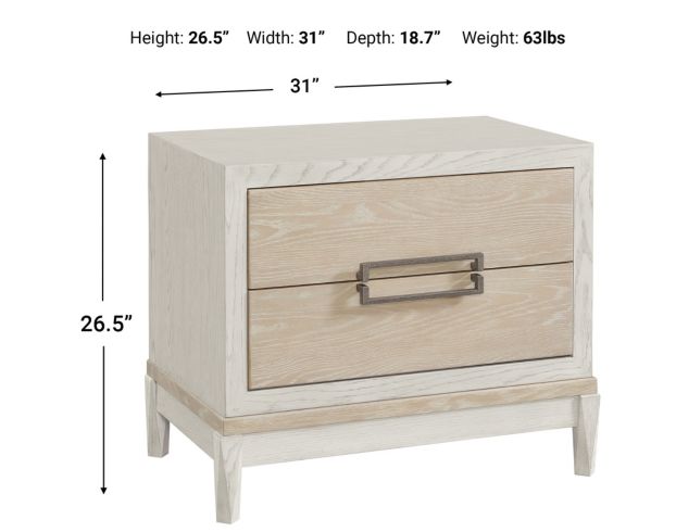 Whittier Wood Catalina Nightstand large image number 3