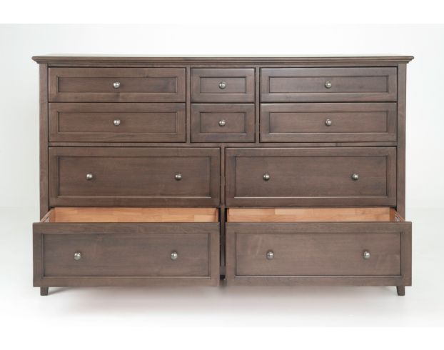 Whittier Wood Products McKenzie Java 10-Drawer Dresser large image number 3