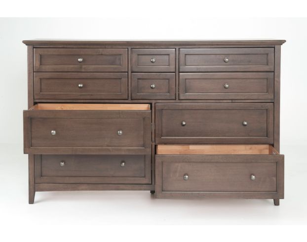 Whittier Wood Products McKenzie Java 10-Drawer Dresser large image number 4