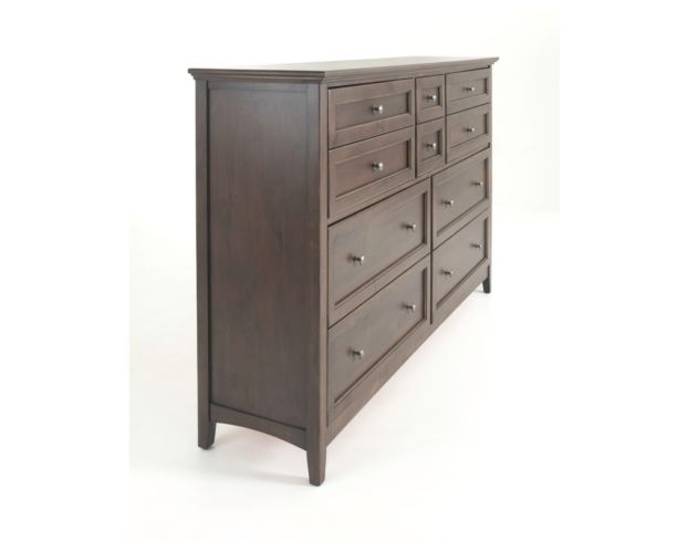 Whittier Wood Products McKenzie Java 10-Drawer Dresser large image number 7