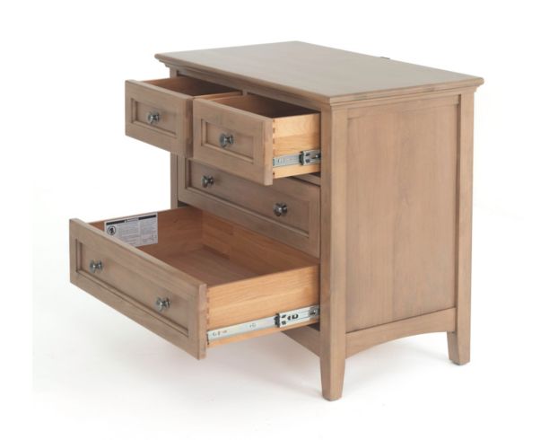 Whittier Wood Products McKenzie Pecan Nightstand large image number 3