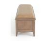 Whittier Wood Products McKenzie Pecan Bedroom Storage Bench small image number 4