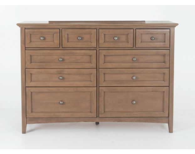 Whittier Wood Products McKenzie Pecan 10-Drawer Dresser large image number 1