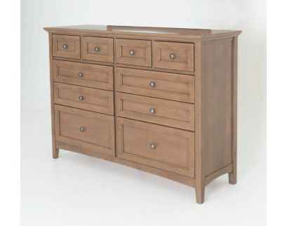 Whittier Wood Products McKenzie Pecan 10-Drawer Dresser