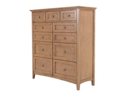 Whittier Wood Products McKenzie Pecan 11-Drawer Chest