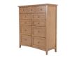 Whittier Wood Products McKenzie Pecan 11-Drawer Chest small image number 2